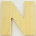 thumbnail image 3 of Package of 1, 18 Inch X 3/4" Thickness Baltic Birch Wood Letter N in The Arial Font, Thick, Upper Case for Art & Craft Project, Made in USA, 3 of 4
