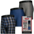 thumbnail image 5 of Wrangler Men's Breathable Mesh Boxer Briefs, 3 Pack, 5 of 8
