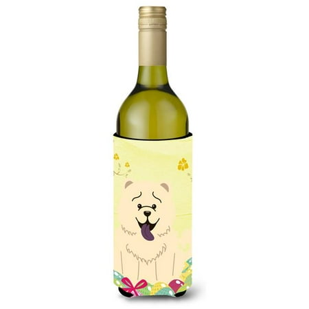 

Easter Eggs Chow Chow White Wine Bottle Beverge Insulator Hugger