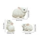 thumbnail image 3 of Xihbxyly Juego de Conejitos de Pascua, Bonitos Adornos de Resina, Decoración de Conejito Blanco para El Hogar, Decoración Portátil para Mesa de Jardín, Ideal para Fiestas de Pascua, 3 Piezas, 8 X 5 X, 3 of 7