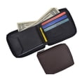 thumbnail image 5 of Zippered Bifold Leather Wallet W/Removable Plastic Inserts in Leather Casing W/Snap Enclosure 56, 5 of 19