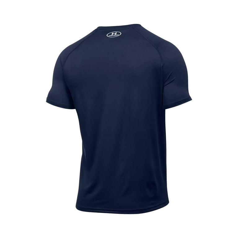 Mens UA Tech Short Sleeve Midnight Navy Blue XTRA LARGE T-Shirt