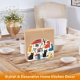 thumbnail image 5 of Cat Around Houses Napkin Holder for Table Clear Napkin Stand Paper Holder Acrylic Organizer Dispenser Napkins for Dinner Kitchen Restaurant Room, 5 of 8