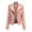 Pink, variant on Women Ladies Lapel Motor Jacket Coat Zip Short Punk Cropped Tops Jacket with Zippers Woman Fuzzy Jacket Winter Hoodies for Women Jackets Cold Weather Women Winter Jacket Women Women's String Jacket