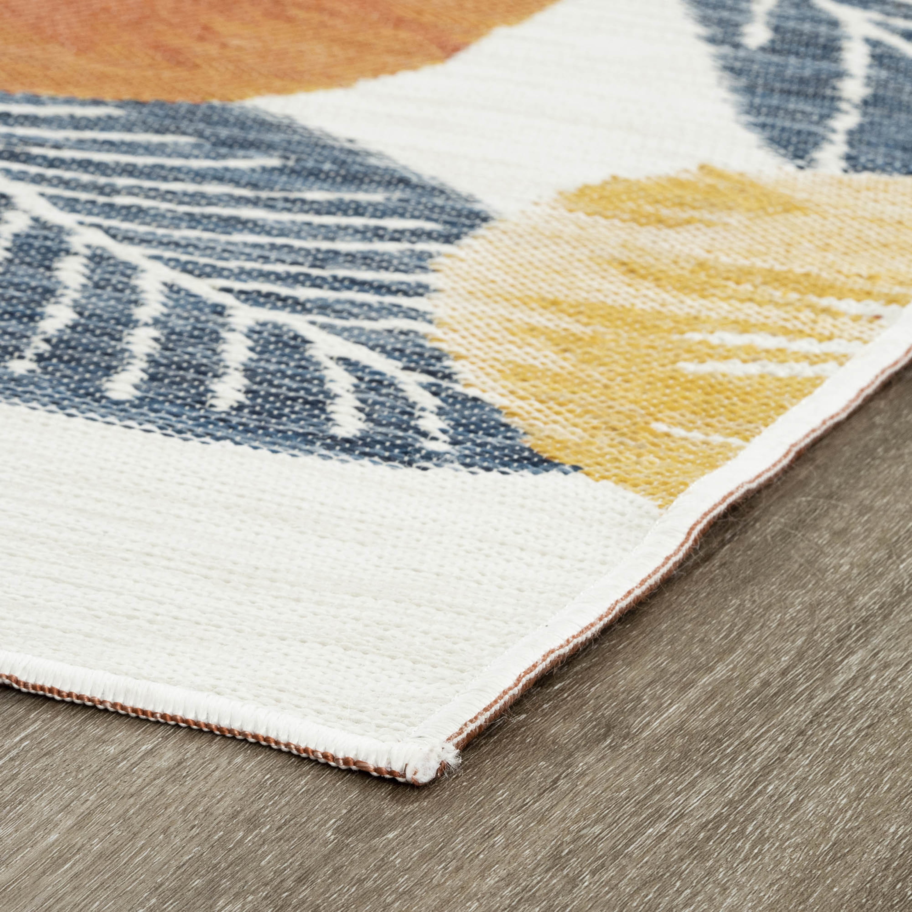 2x3 Water Resistant, Small Indoor Outdoor Rugs for Patios, Front Door Entry, Entryway, Deck, Porch, Balcony | Outside Area Rug for Patio | Multi-Color, Floral | Size: 2' x 3'