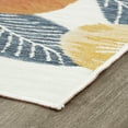 thumbnail image 4 of 5x7 Water Resistant, Indoor Outdoor Rugs for Patios, Front Door Entry, Entryway, Deck, Porch, Balcony | Outside Area Rug for Patio | Multi-Color, Floral | Size: 5'3'' x 7'3'', 4 of 10