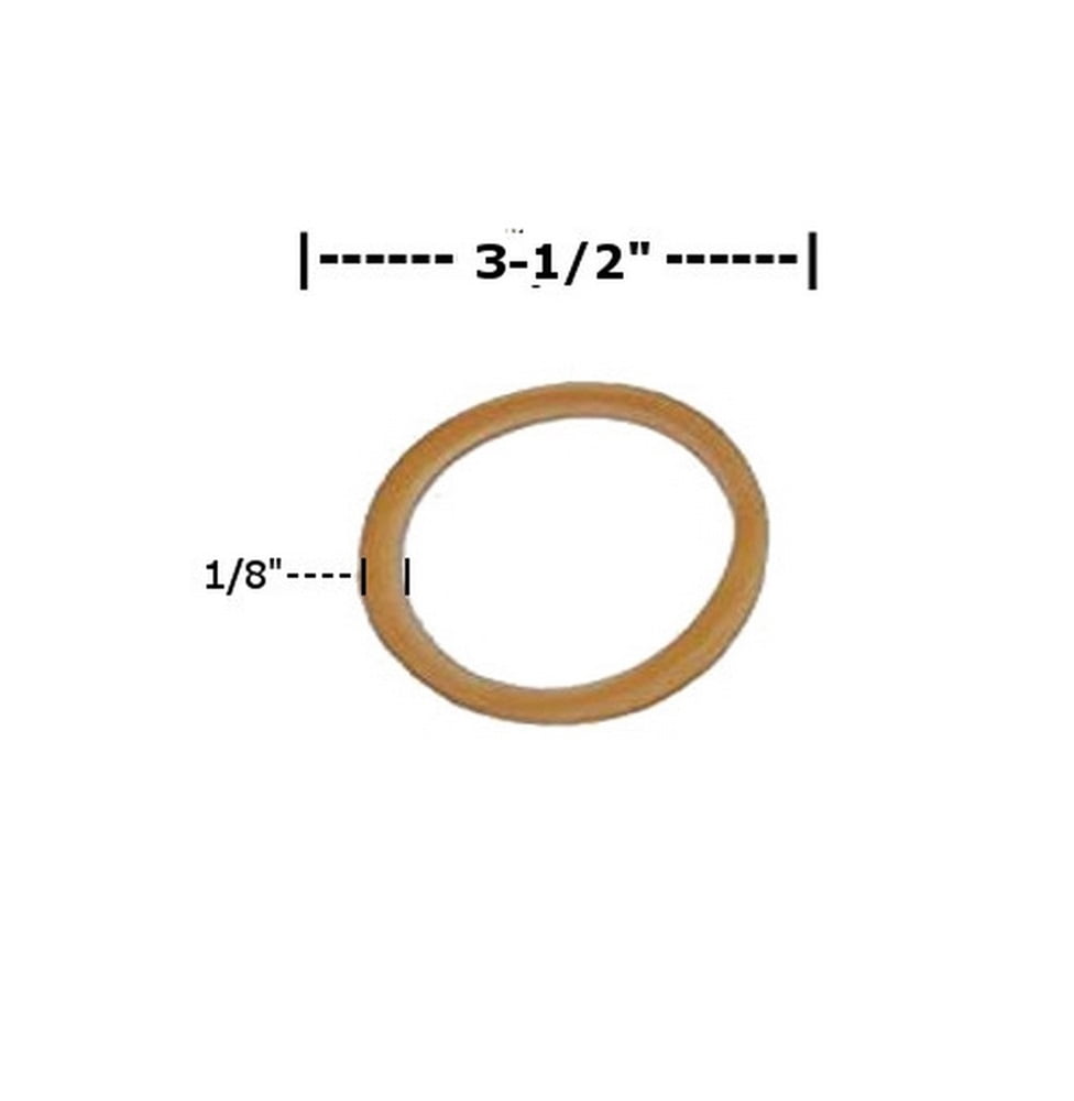Box Partners Rubber Bands,1/8x3.5,BRN,10 Lbs./CS - BXP BAN411