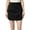 Black, variant on RUTAYY New Women A-Line Skirt Mini Skirt Casual High Waist Tight Skirt Slim Street Fashion Solid Color Casual Travel Skirts