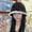 E-520 Black Plush Fisherman Hat, variant on Hat For Women In Autumn And Winter, Korean Version, Plain Face Covering, Fashionable And Versatile Basin Hat, Small Plush Knitted Bucket Fisherman Hat That Shows Face