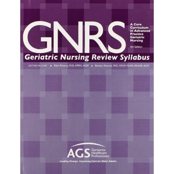 Pre-Owned GNRS Geriatric Nursing Review Syllabus: A Core Curriculum in Advanced Practice Geriatric Nursing (Paperback) 188677529X 9781886775299