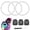 Grey 2, variant on 3pcs Bottle O Seal Ring & 3pcs Gasket Replacement Stopper for Owala FreeSip Cap, Silicone Water Bottle Plug Stopper BPA Free Top Lid Mouth Parts Compatible with Owala FreeSip 24oz 32oz