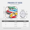 thumbnail image 7 of Lsque Colorful Abstract Bumper Cars 2 PCS Windshield Sun Shade | CarFoldable Window Covers | Car Accessories Reflect UV for Universal Cars SUV Truck | Large, 7 of 7