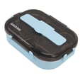 thumbnail image 4 of Bento Box, Leak Proof Safe 4 Locking Clips Lunch Storage Box Stainless Steel Thermal Portable  For Microwave For Adults For School Blue, 4 of 8