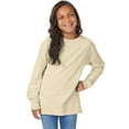 thumbnail image 5 of Hanes Kids' Garment Dyed Long Sleeve T-Shirt Summer Squash S, 5 of 8