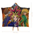thumbnail image 2 of Yu-Gi-Oh Hooded Blanket Poncho Wearable Blanket Hoodie Cozy Soft Warm Flannel Fleece Throw Blanket for Women Men Boys Girls, 2 of 7