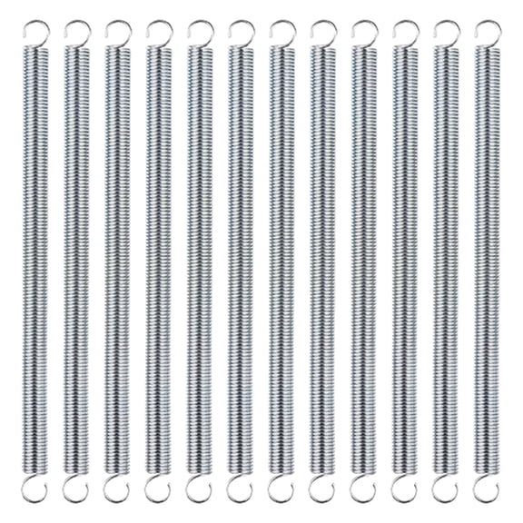 12Pcs Extension Spring with Hook Ends for Machinery Construction Industrial