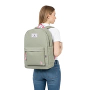 U.S. Polo Assn. Unisex Kid's 18 Solid Core Backpack, Sage