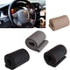 thumbnail image 2 of Funda para volante de coche de cuero PU DIY con agujas e hilo para mano Negro con rojo Baoblaze Cubierta para el volante, 2 of 8