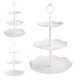 thumbnail image 3 of Soporte para tartas de 3 niveles Plato de frutas Soporte para cupcakes PP Postres Frutas Soporte para dulces Soporte Bandeja para servir bodas Eigraketly JJ17649-02, 3 of 6