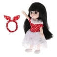 thumbnail image 3 of Nuevo 16cm BJD Doll Jointed Girl Eyes Maquillaje Facial Peluca Ropa Conjunto Completo Style4+Nueva Muñeca BJD De 16 Cm, 13 Ojos De Niña Articulados Con Bolas, Maquillaje Facial, Zulema none, 3 of 8