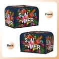 thumbnail image 3 of Uemuo Summer Birds and Flowers Print Toaster Cover 2 Slice, Small Kitchen Appliance Covers, Toaster Oven Cover with Loop, Bread Machine Cover Dust Cover Protection, 3 of 7