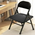 thumbnail image 1 of GAXIRE Portable Plastic Folding Stool Seat Panel Lightweight Scratch Resistant Chair Replacement, 1 of 6