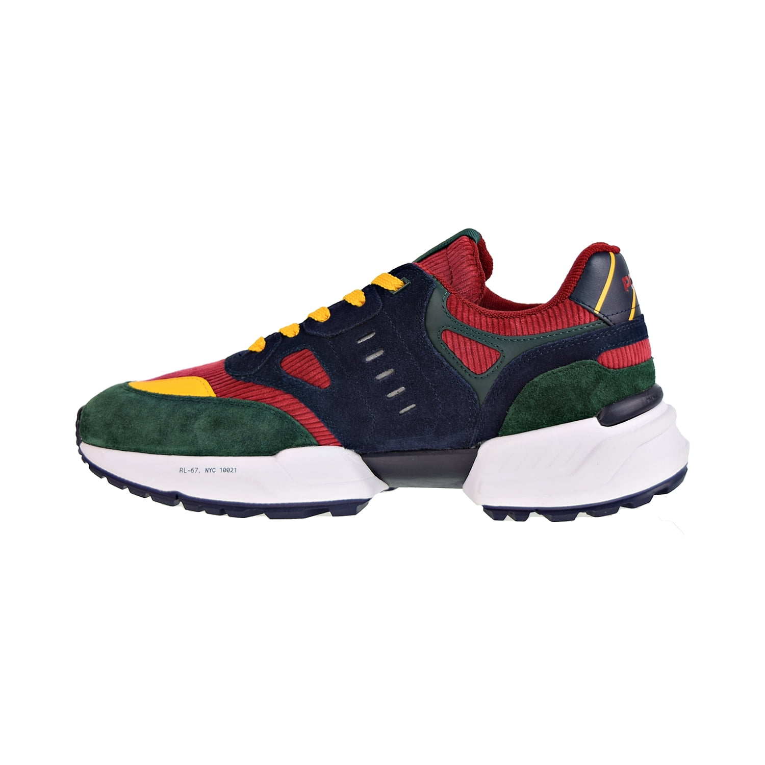 【Polo Ralph Lauren】★スニーカー★ Men's Chunky Sneakers Polo Ralph Lauren Jogger Suede Corduroy Men's Shoes