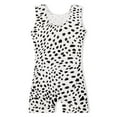 thumbnail image 3 of Gymnastics Leotards for Girls Size 1t 2t Shiny Black Dots Sleeveless Workout Unitards, 3 of 7