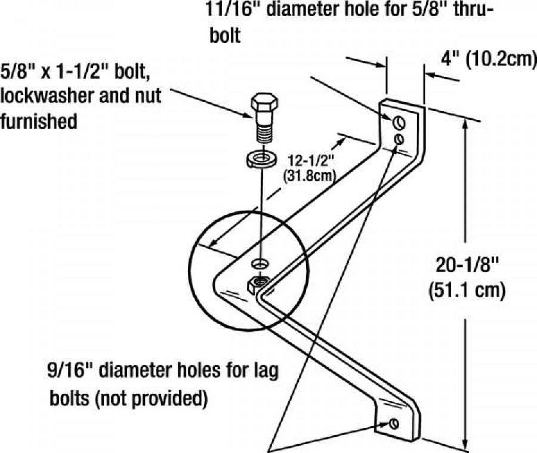 Lithonia Lighting Bracket,Mounting,Angle FSAB DDB U