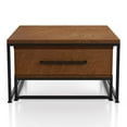 thumbnail image 5 of Furniture of America Noote Wood 2-Piece Nesting Tables Set with Drawer in Brown, 5 of 5