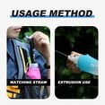 thumbnail image 2 of Bouteille d'Eau de Sport TPU Pliable Gourde Portable Haute Débit pour Course Randonnée Vélo Entraînement Physique, 2 of 6
