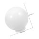thumbnail image 2 of WEUVEB White Outdoor Acrylic Lamp Shade Spherical Light Cover Decorative and Practical, 2 of 8