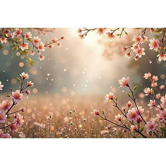 Floral Spring Flower Blossom Backdrop Childr Enchanted Birthday Party Background Photography Studio Photoz Supplies
