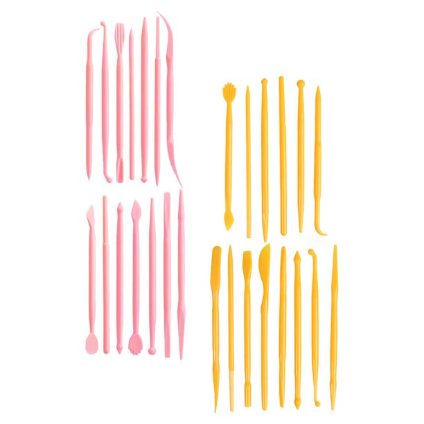 Luxshiny 28Ud Kit Completo De Herramientas Para Escultura De Arcilla Con Piezas Resistentes Y Colores Surtidos
