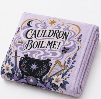 ROYAL PLUSH RASCHEL 50X60 THROW ACOTAR - CAULDRON BOIL ME
