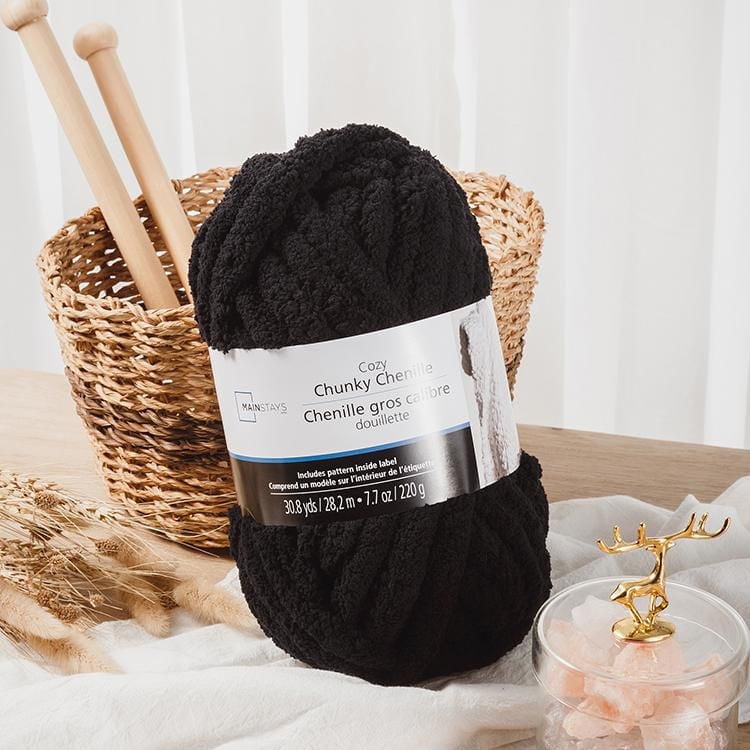 Lot de 2 fils de polyester noir MAINSTAYS