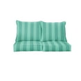 thumbnail image 2 of Sorra Home Preview Lagoon Indoor/Outdoor Deep Seating Loveseat Pillow and Cushion Set, 2 of 2