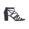 thumbnail image 4 of Jessica Simpson Women's Stassey Synthetic Glitter Strappy Block Heel Sandals, 4 of 5