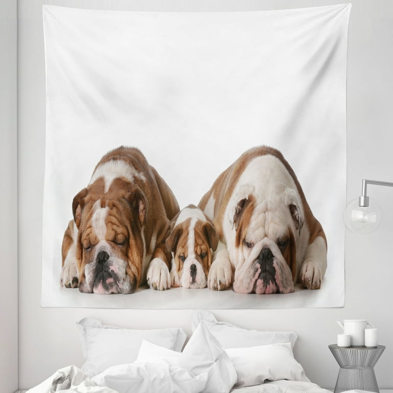 Bulldog tapestry sale
