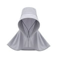 thumbnail image 3 of Sun visor Sombrero Mujeres ancianas con solapa para el cuello para viajes diarios de jardinería Gris azul, 3 of 8