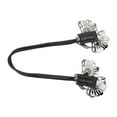 thumbnail image 5 of Unique Bargains 1 Pc Ginkgo Leaf Hair Clips for Home Black, 5 of 5