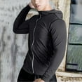 thumbnail image 5 of Gym Hoodies for Men Full Zip Sweatshirt Cardigan Casual Long Sleeve Jacket Solid Color Hooded Shirt Muscle Hoody Top Fashion Athletic Hoodie Running Quick-Dry Pullover Sport Hiking Shirts, 5 of 7