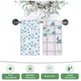 thumbnail image 2 of Eveokoki Cottagecore Plaid Gingham Kitchen Dish Towels, 16 x 24 Inch Seasonal Spring Summer Ultra Absorbent Drying Cloth Tea Towels for Cooking Baking Set of 2, 2 of 5