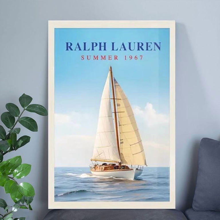 Fashion Magazine Ralph Lauren Wall Art, Editorial Style Poster 