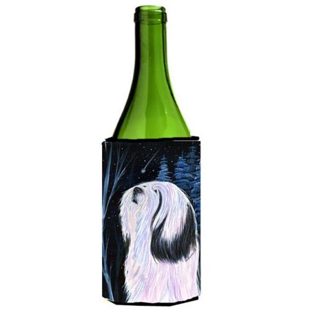 

Tibetan Terrier Wine bottle sleeve Hugger - 24 oz.