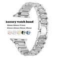 thumbnail image 2 of Para la colección de correas Apple Watch 6 5 4 3 2 1 correas de diamantes de lujo para mujeres, para la correa de pulsera de acero inoxidable iWatch 49 mm 45 mm 44 mm 42 mm 41 mm 38 mm Gao Jiahui unisex, 2 of 2