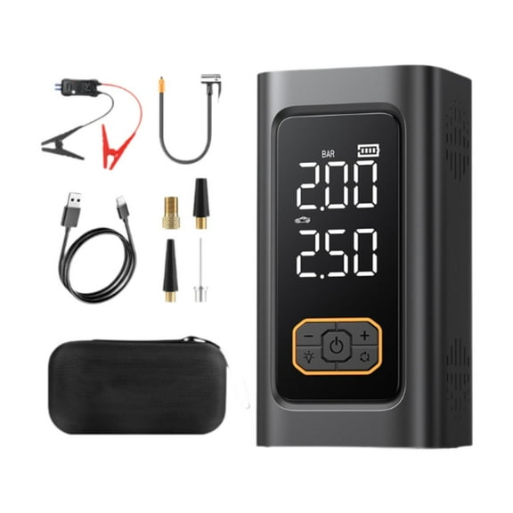 Zxpjkyu Tire Inflator Portable Air Compressor Tire Pump for Motorcycle Car Bike