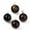 Black, variant on 20pcs Round Gemstone Pendants Crystal Quartz Stone Ball Charms 4x10.5x10.5mm-Green Banded Agate