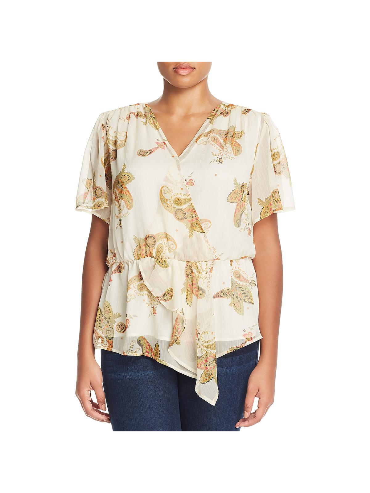 vince camuto peplum top