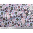 thumbnail image 3 of Soimoi Poly Georgette Fabric Mandala Kaleidoscope Decor Fabric Printed Yard 52 Inch Wide, 3 of 3